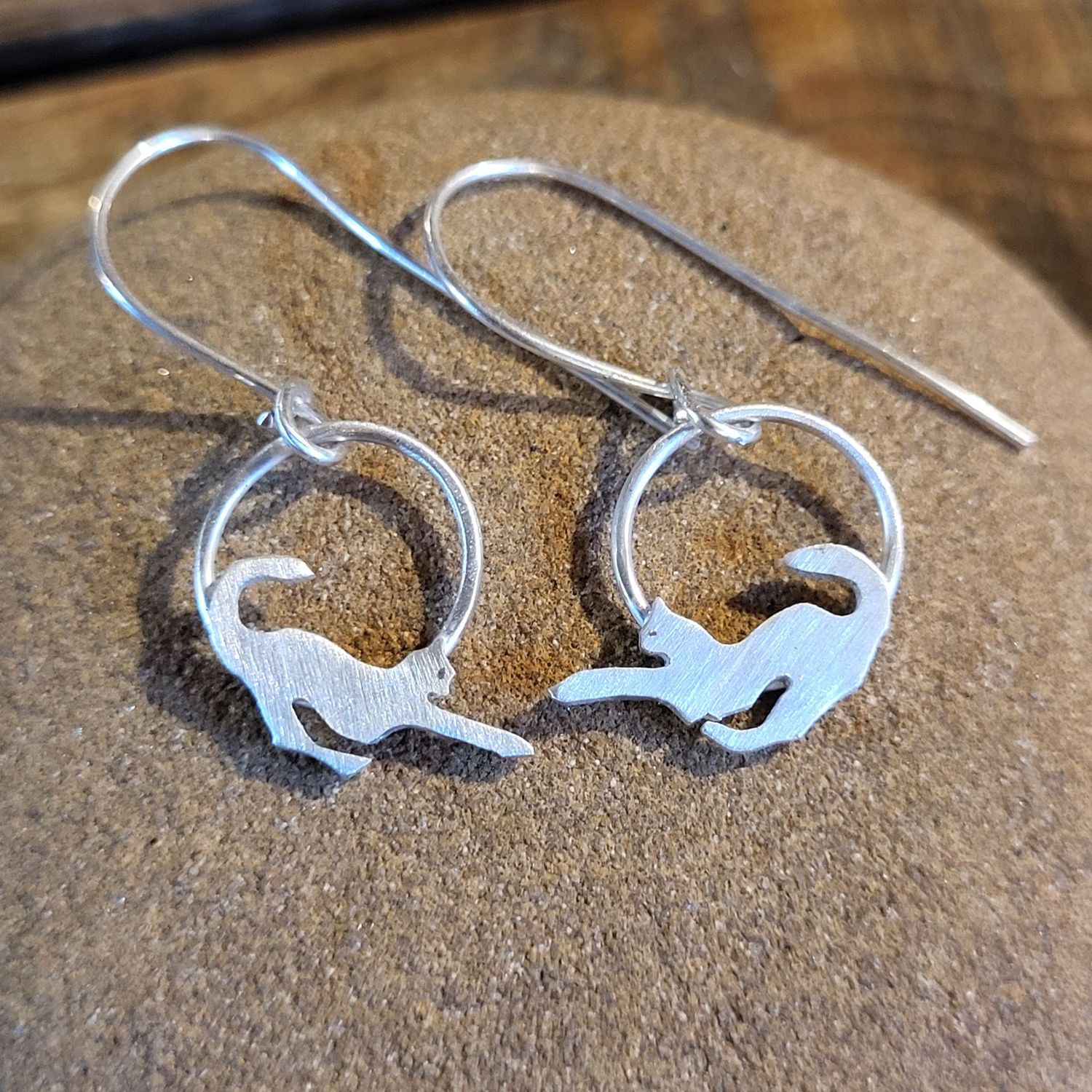 3309 Yoga Cat earrings 3309 Yoga Cat earrings
