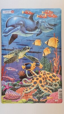Пазл Larsen "Коралловые рифы", 25 деталей