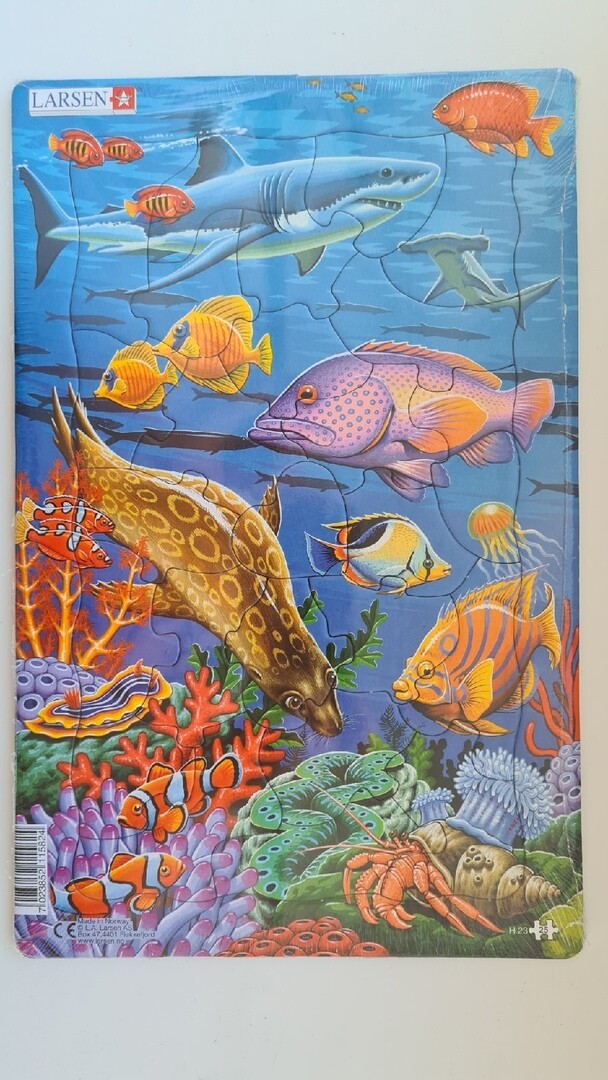 Пазл Larsen "Коралловые рифы", 25 деталей
