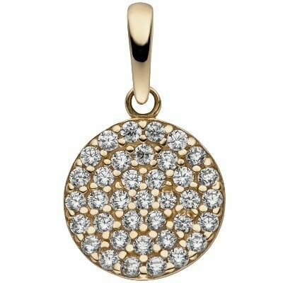 Anhänger 333 Gold Gelbgold 37 Zirkonia | NUR ONLINE