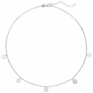 Collier Halskette 925 Sterling Silber diamantiert 44 cm  | NUR ONLINE
