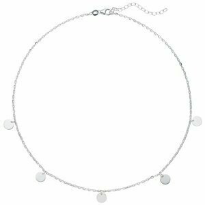 Collier Halskette 925 Sterling Silber diamantiert 44 cm | NUR ONLINE