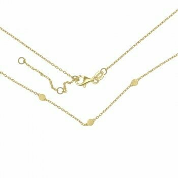 Collier mit 3 Dots 38/40/42cm Silber 925/000 vg.