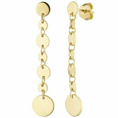 Ohrhänger 925 Sterling Silber gold vergoldet Ohrringe | NUR ONLINE