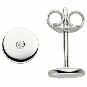 Ohrstecker 925 Sterling Silber 2 Zirkonia | NUR ONLINE