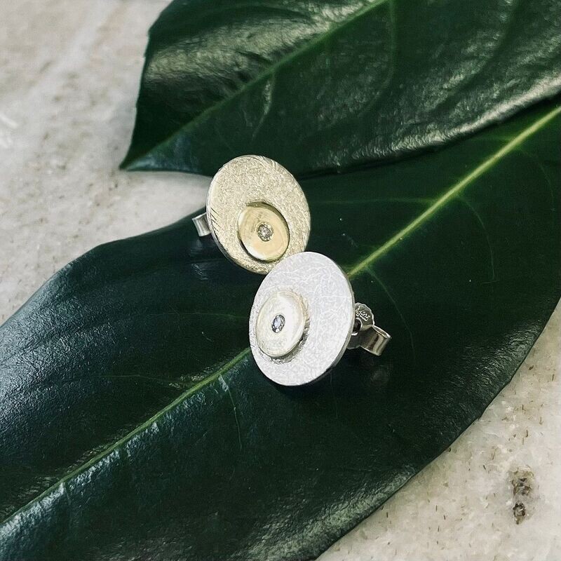Ohrstecker 925/- 935/- Silber 333/-GG Brillant