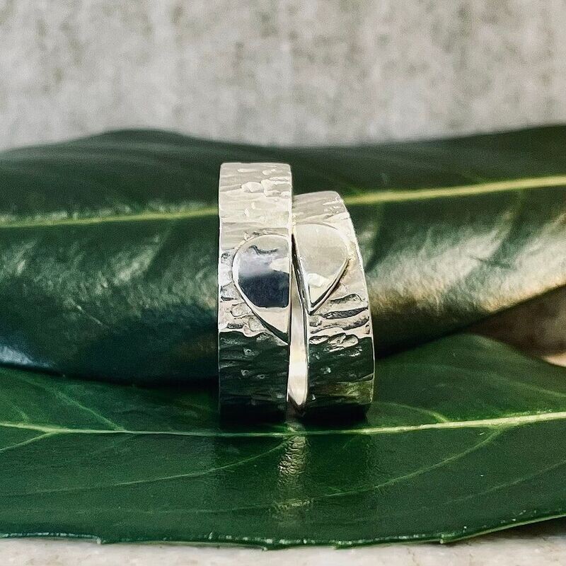 Partnerringe 925/- Silber | Herz