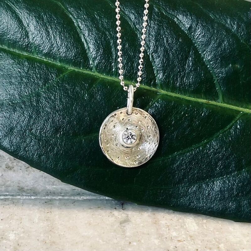 Collier Set 925/ Silber Zirkonia