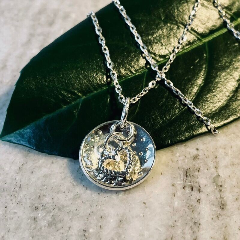 Collier Set Herzen 925/- Silber
