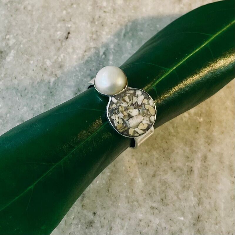 Silberring 925/- Sand SWZP Gr. 60