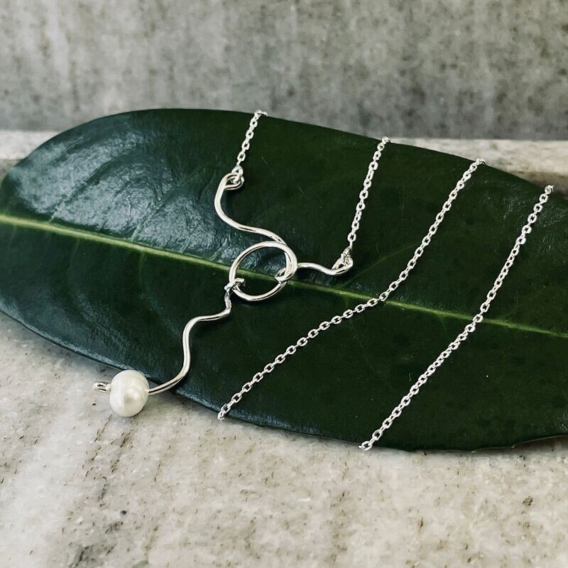 Collier mit SWP 925/-