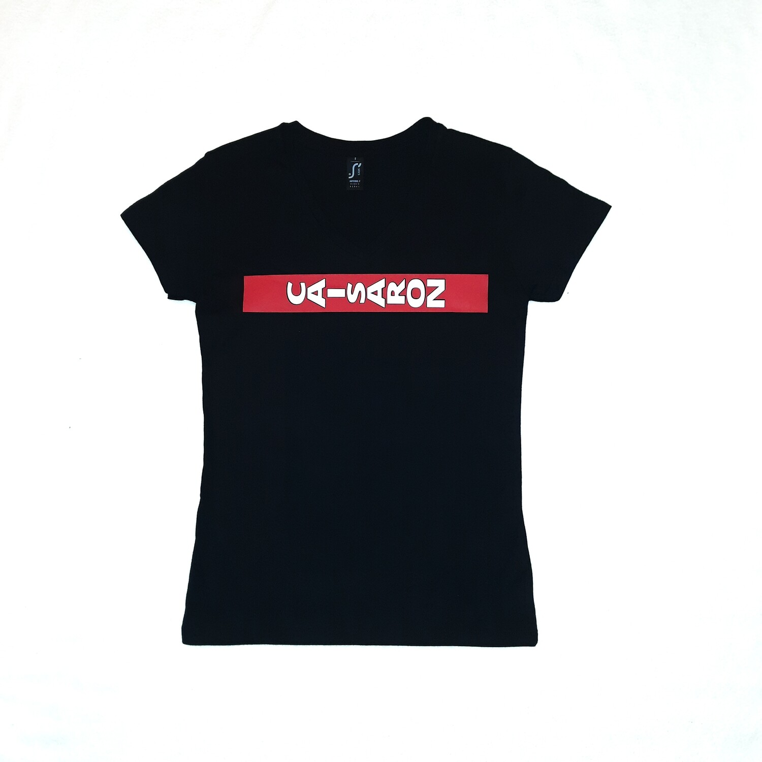 Damen Shirt - roter Streifen