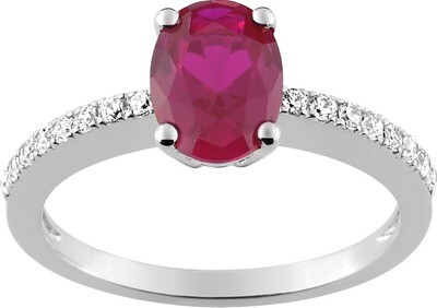 bague or et rubis