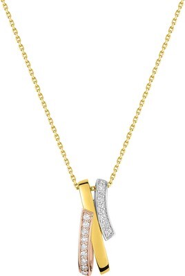collier or et diamants