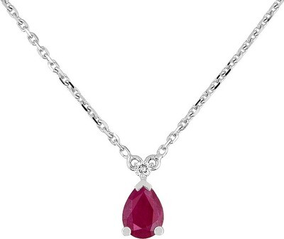 collier or et rubis