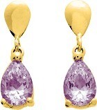 boucles d&#39;oreilles et pierres fines