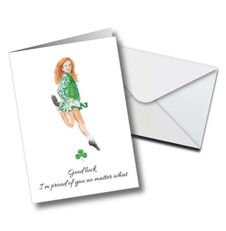 Female Irish Dancer good luck