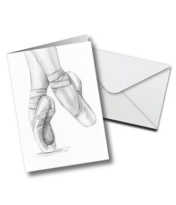 Sketch ballet card Plain