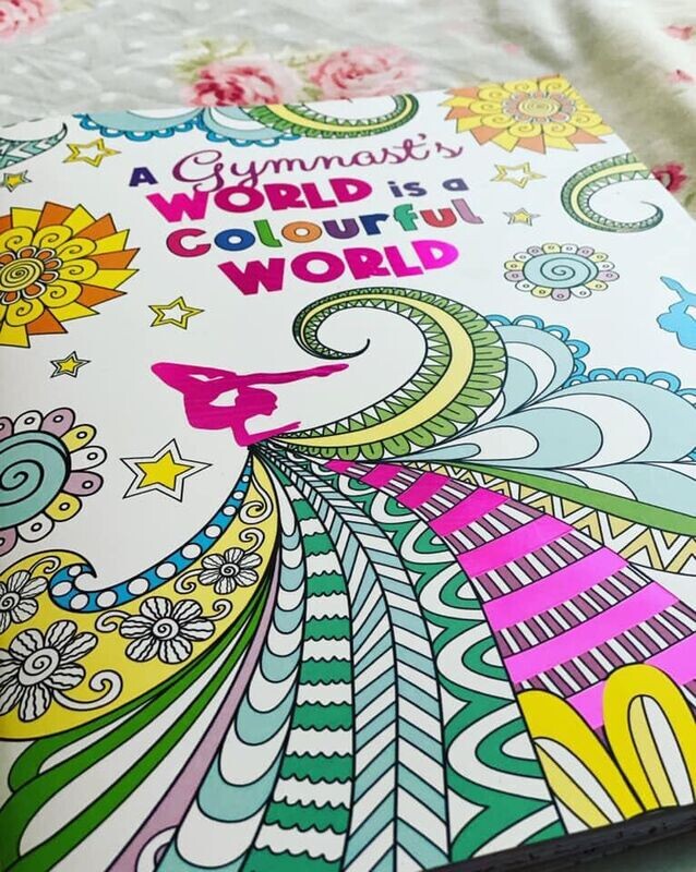 Gymnastics Colouring Book 24 page