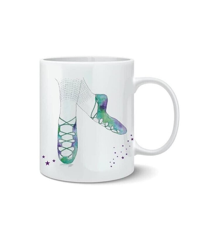 Rainbow Irish dancer mug