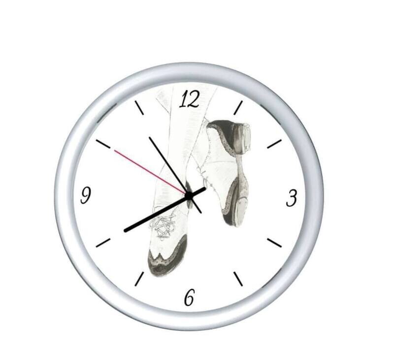 Tap shoes clock