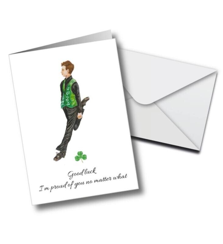 Male Irish dancer good luck