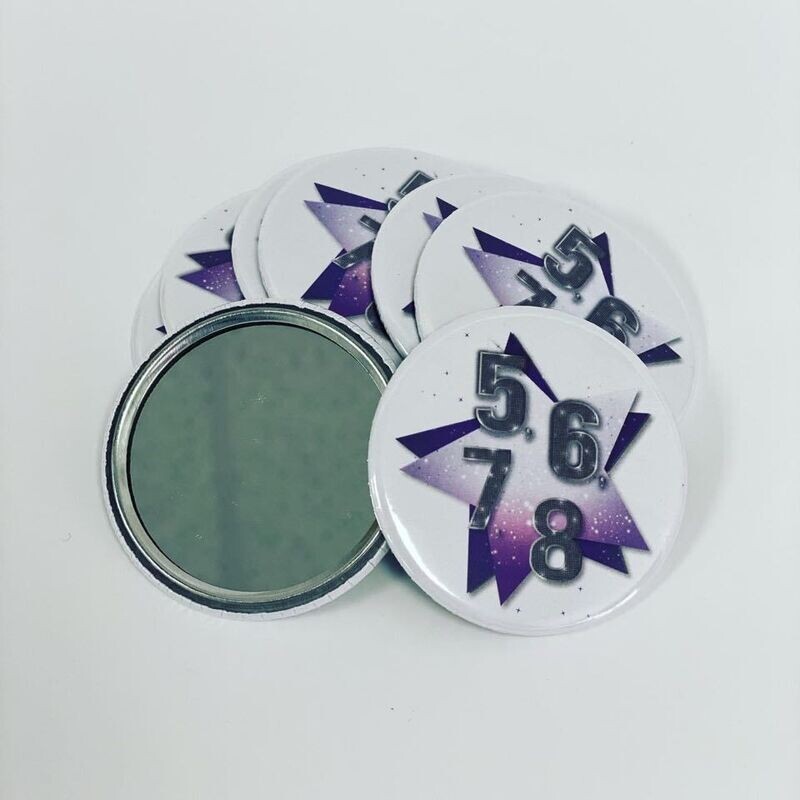 '5,6,7,8' pocket mirror