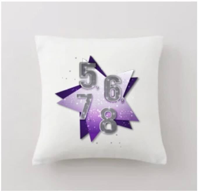 '5,6,7,8' Cushion