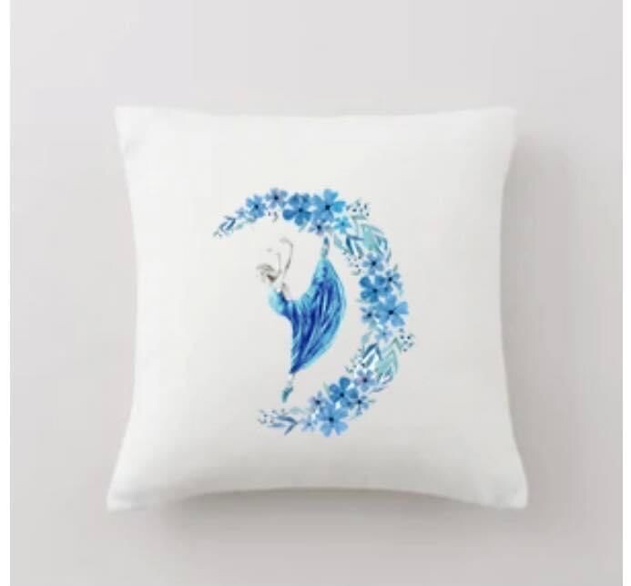 Blue Dancer Cushion