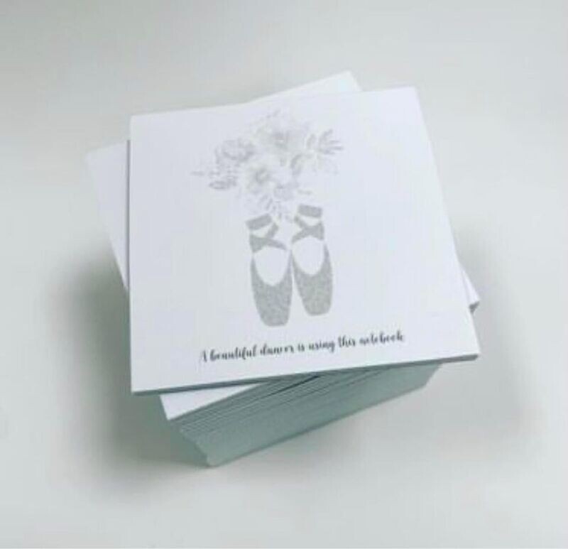 Ballet Shoe Notepads
