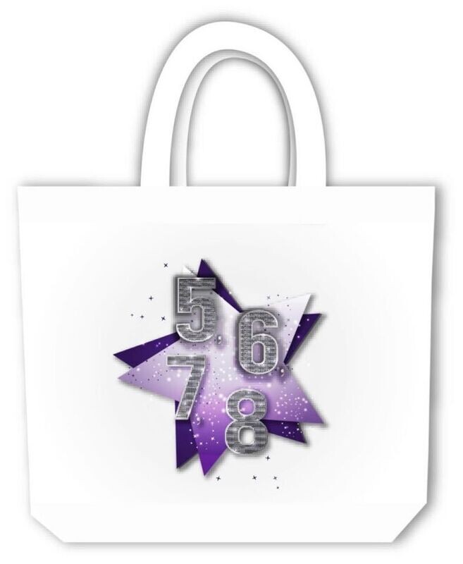 '5,6,7,8' Tote Bag