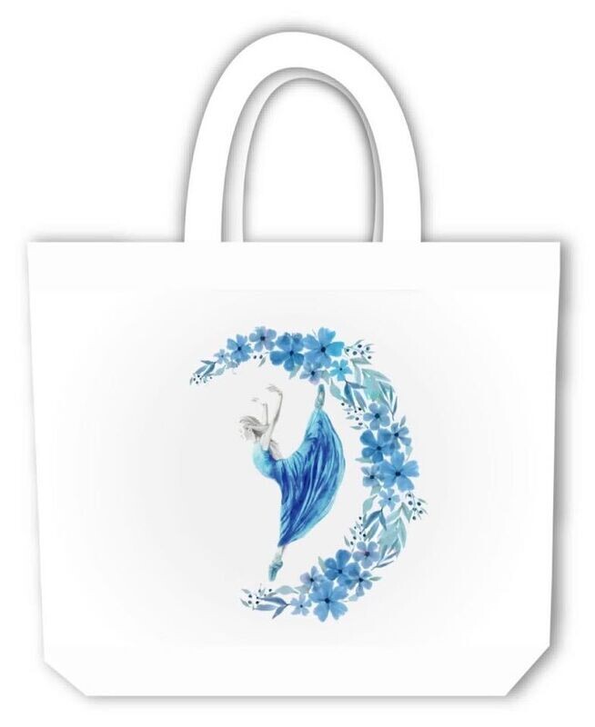 Blue Dancer Tote Bag