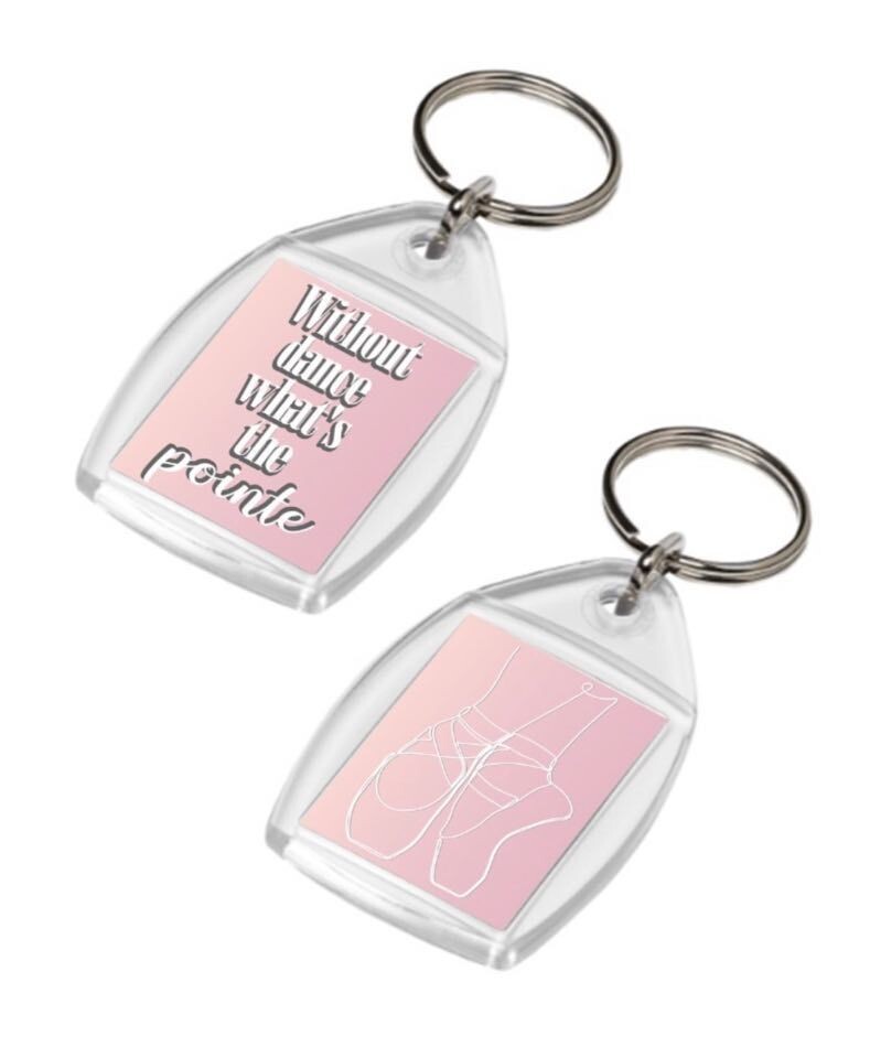 Pointe Shoe Keyrings