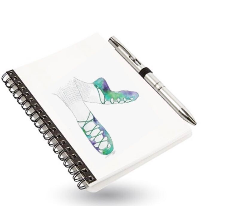 Rainbow Irish Dance Notebook & Pen