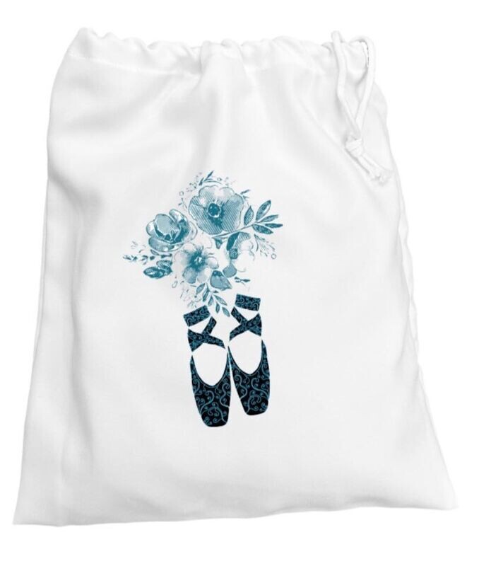Blue Ballet Shoes Shoe Bag