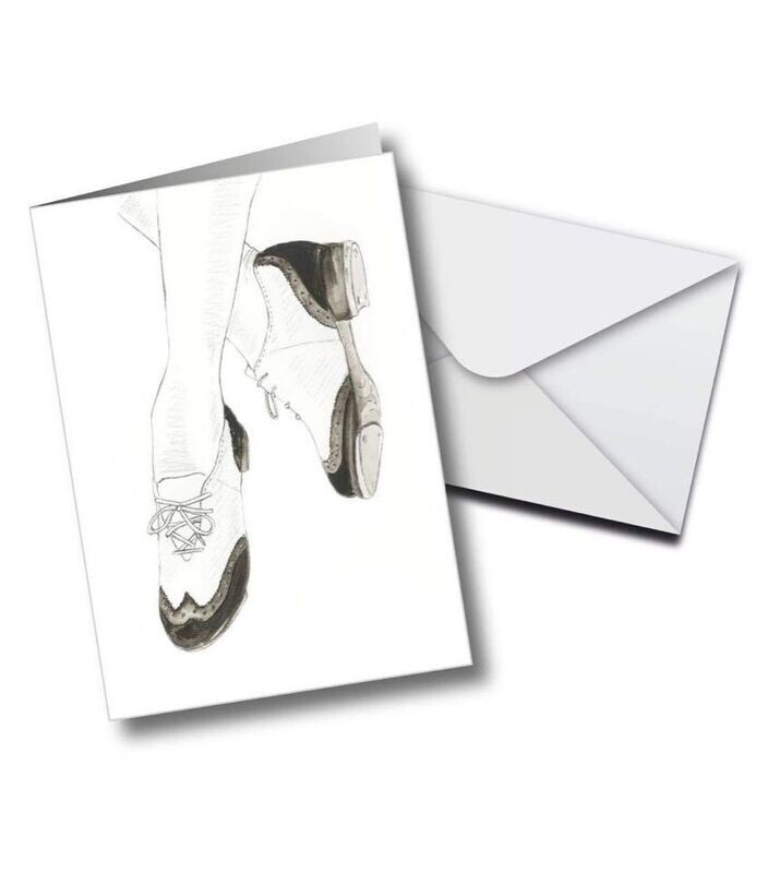 Blank Tap Shoe Card