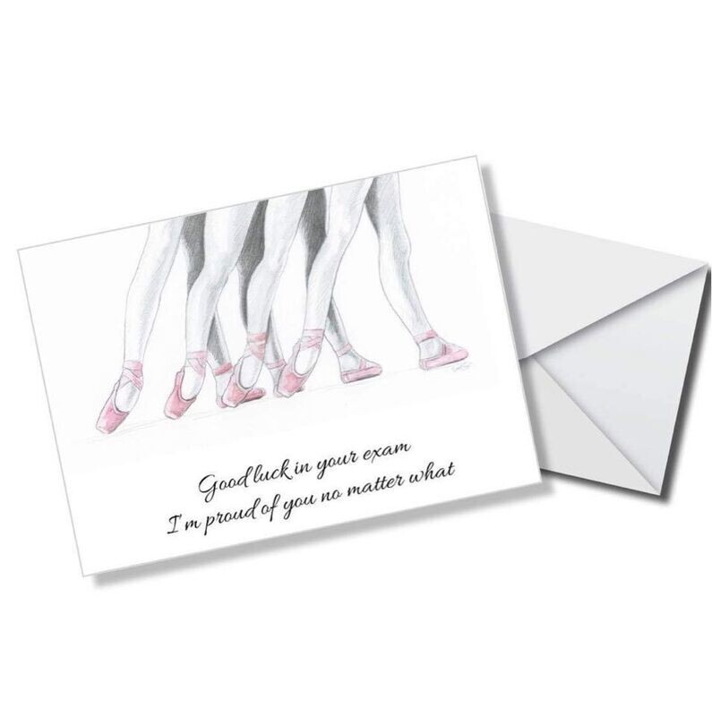 Exam Card Pointe Shoes