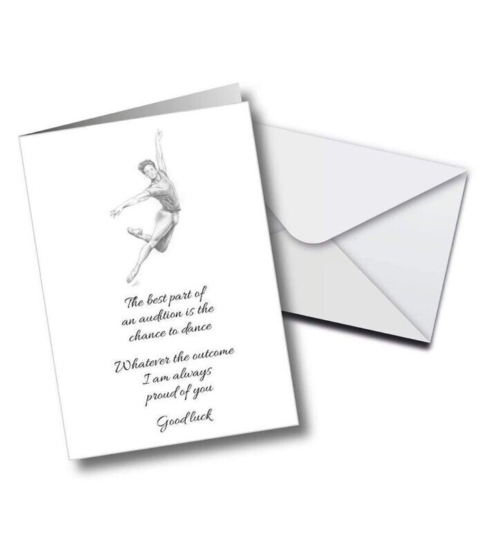 Audition Card Male Dancer