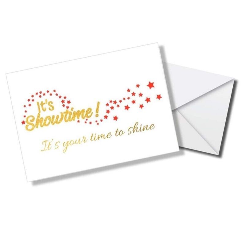 It's Showtime Card