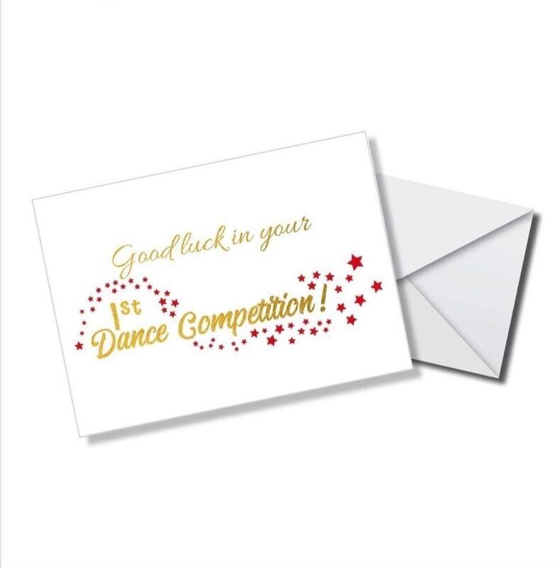 !st Dance Competition Card