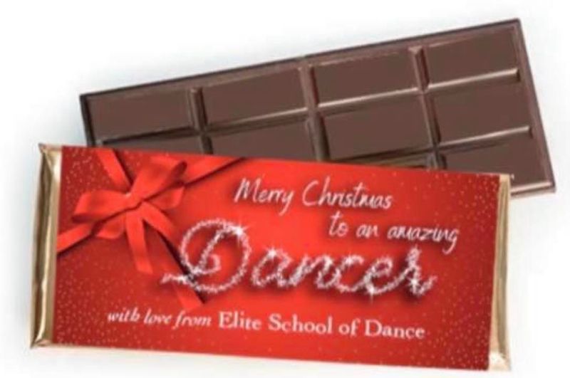 Personalised Christmas Chocolate Bar TC002