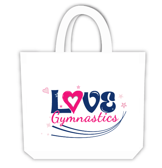 Love Gymnastics Tote Bag