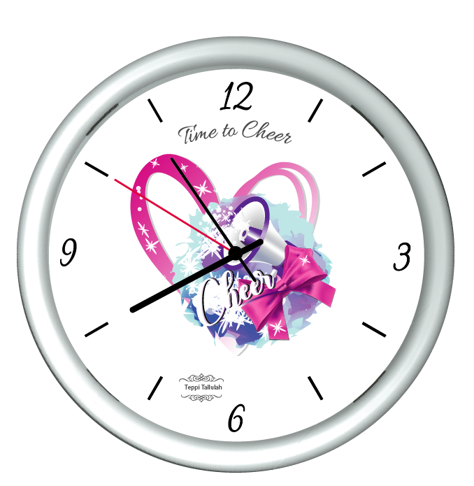 Cheerleader Clock