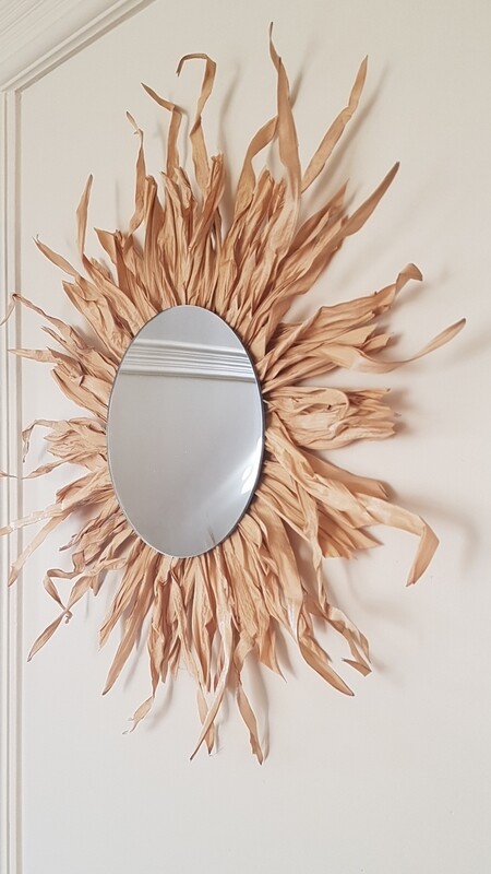 Starburst Dried Corn Mirror