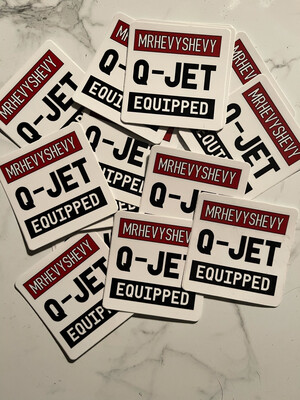 MRHEVYSHEVY Q-jet Equipped Stickers