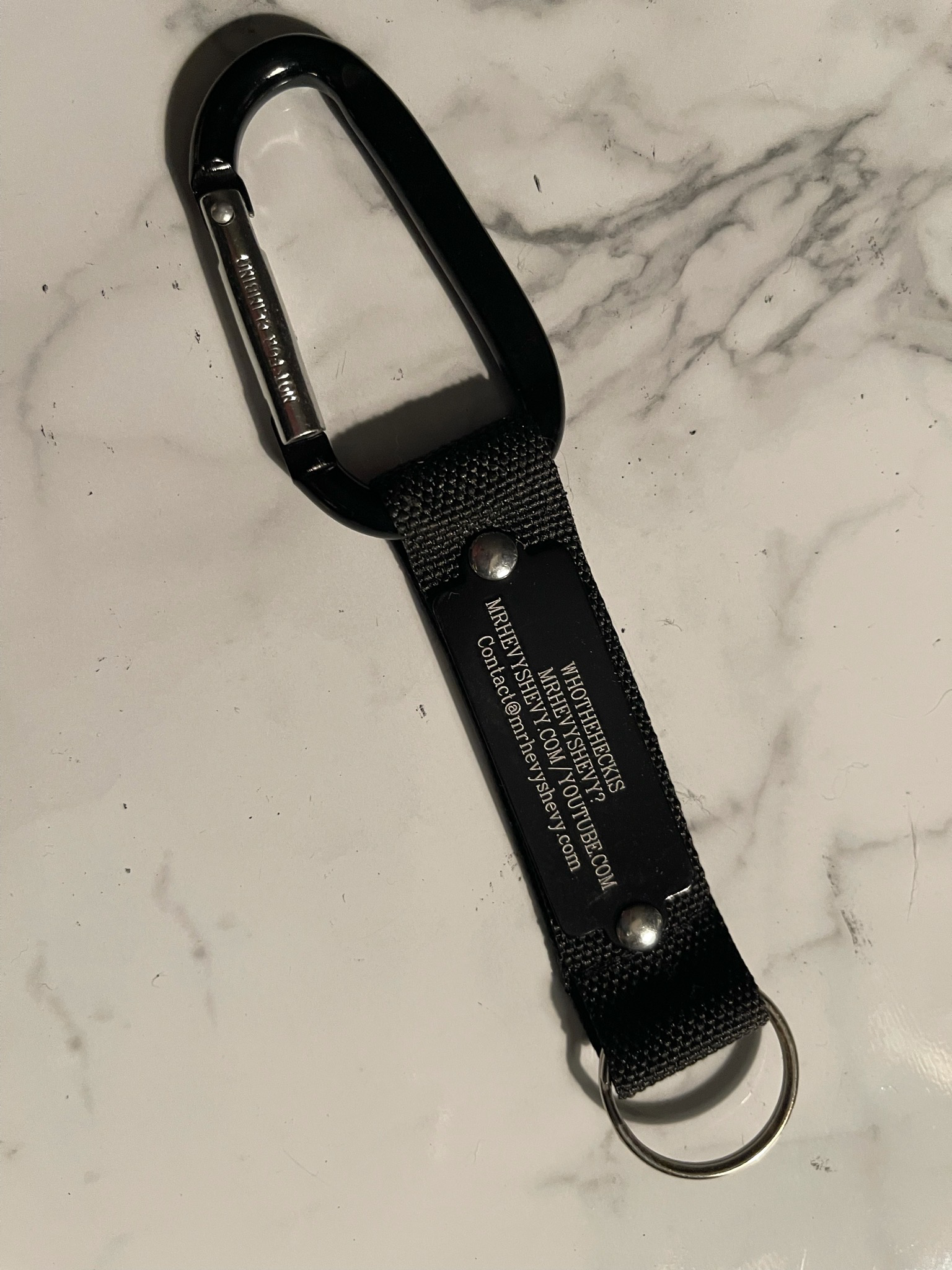 WHOTHEHECKIS MRHEVYSHEVY? Keychains With Clip