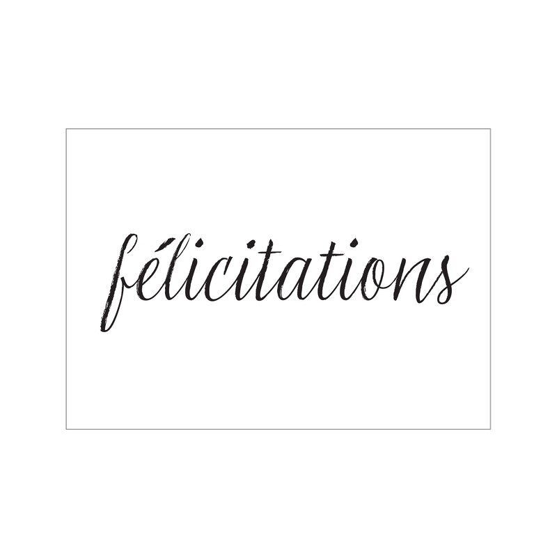 Félicitations