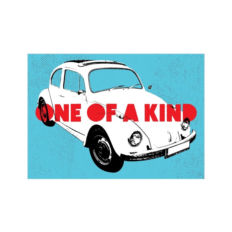 One of a kind (blue)