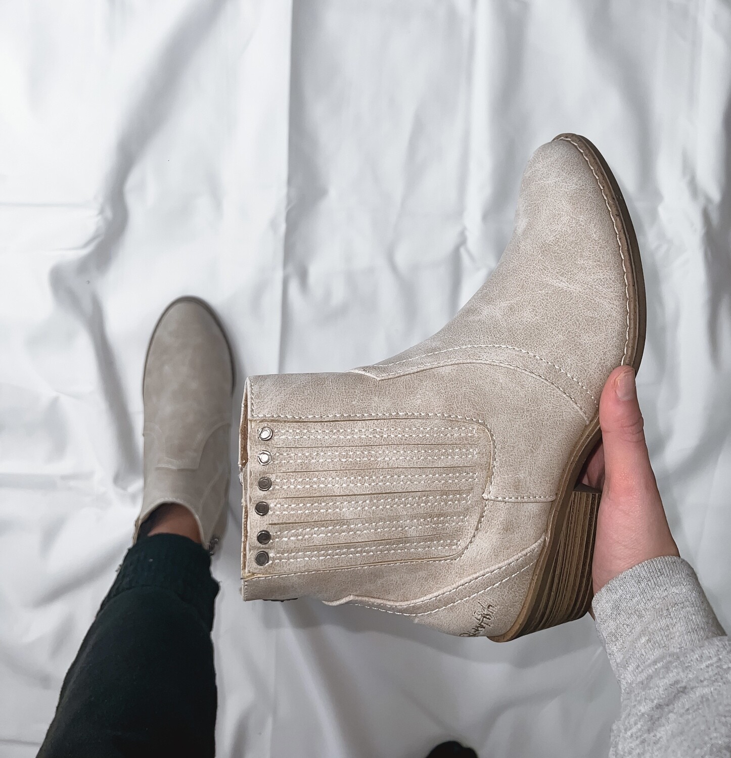 Caitlynn Taupe Booties