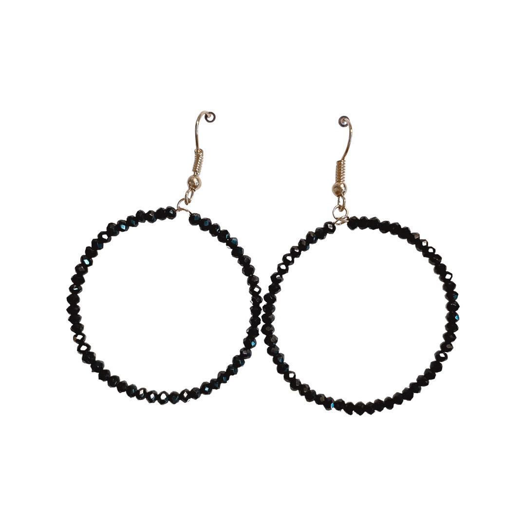 Bead Circle Earrings